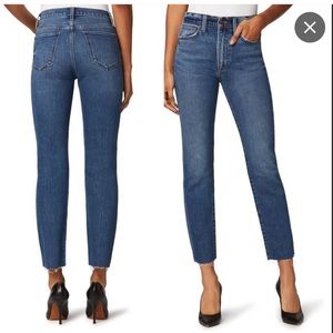 Joe's Jeans The Milla High Rise Straight Ankle Size 27” Frayed Hem
